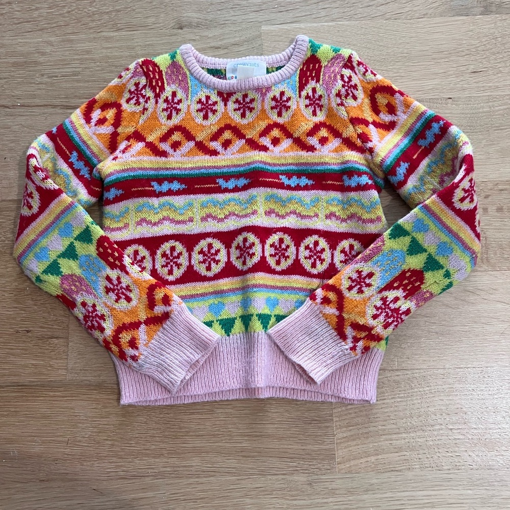 Crewcuts Multicolor Patterned Holiday Sweater